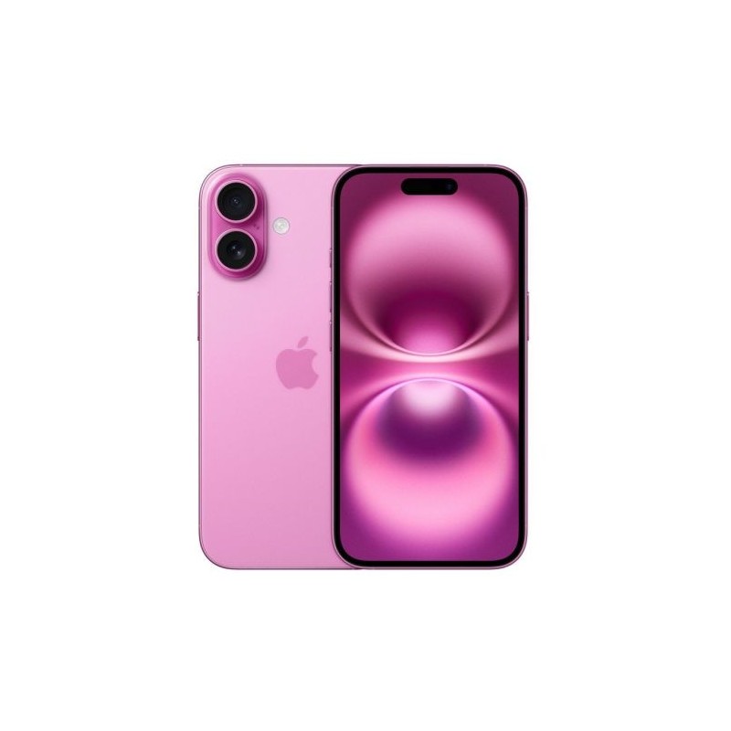 Smartphone APPLE 16 MYEG3QL/A - Chip A18 · 6.1 Súper Retina XDR · 256GB · iOs 18 · Rosa