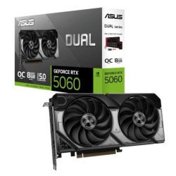 Tarjeta Gráfica ASUS Dual GeForce RTX 5060 8GB GDDR7 - 90YV0N12-M0NA00