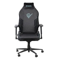 Silla Gaming PHOENIX Monarch - Diseño Ergonómico · Tela · Talla XL · Negro