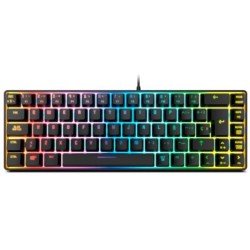 Teclado Gaming con Cable KROM Kalista - USB 2.0 · Cable 150cm · RGB · Negro