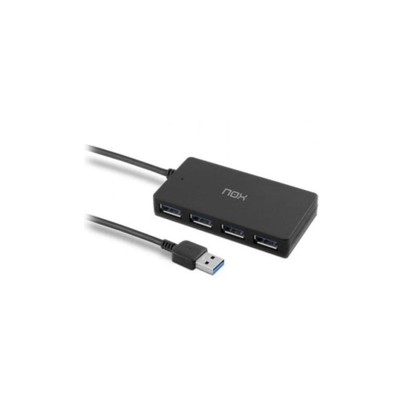HUB USB 3.0 Compacto 4xUSB · Negro