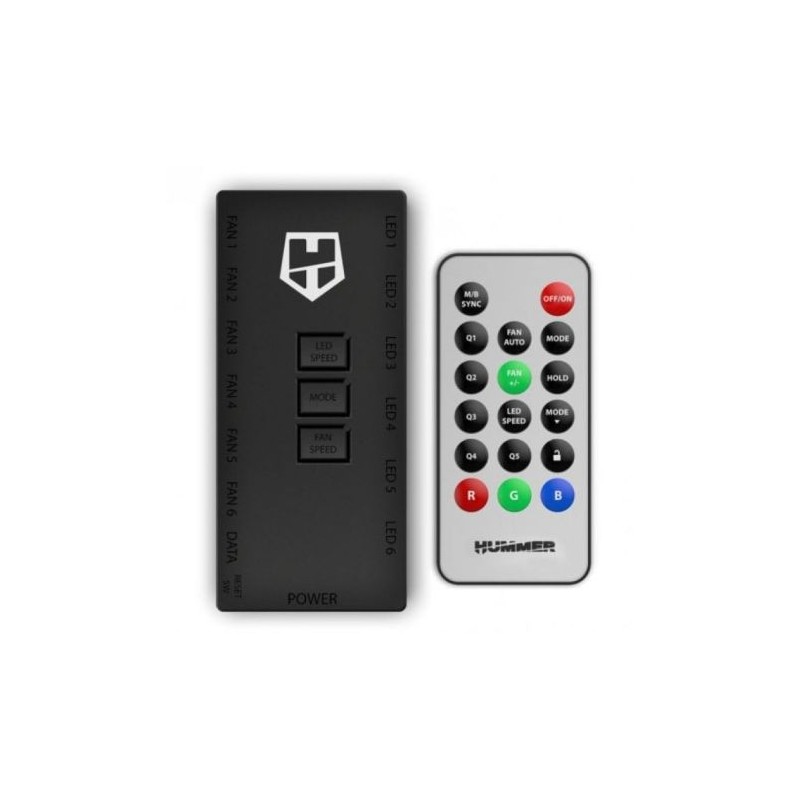 Controlador Remoto para Ventilador NOX Hummer Hub - ARGB - 6A