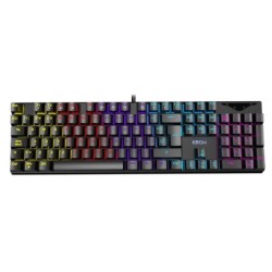 Teclado Gaming Mecánico con Cable  KROM Kasic Es - USB · Cable 150cm · RGB · Negro