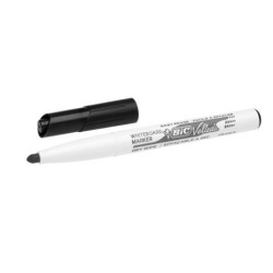Rotulador para Pizarra Blanca BIC Velleda 1741 - 1.4mm · Caja de 12 Unidades · Negro