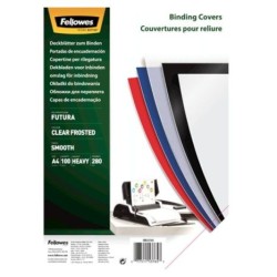 Portadas Encuadernación FELLOWES 5376509 - A4 · Translucido · 100 Unidades
