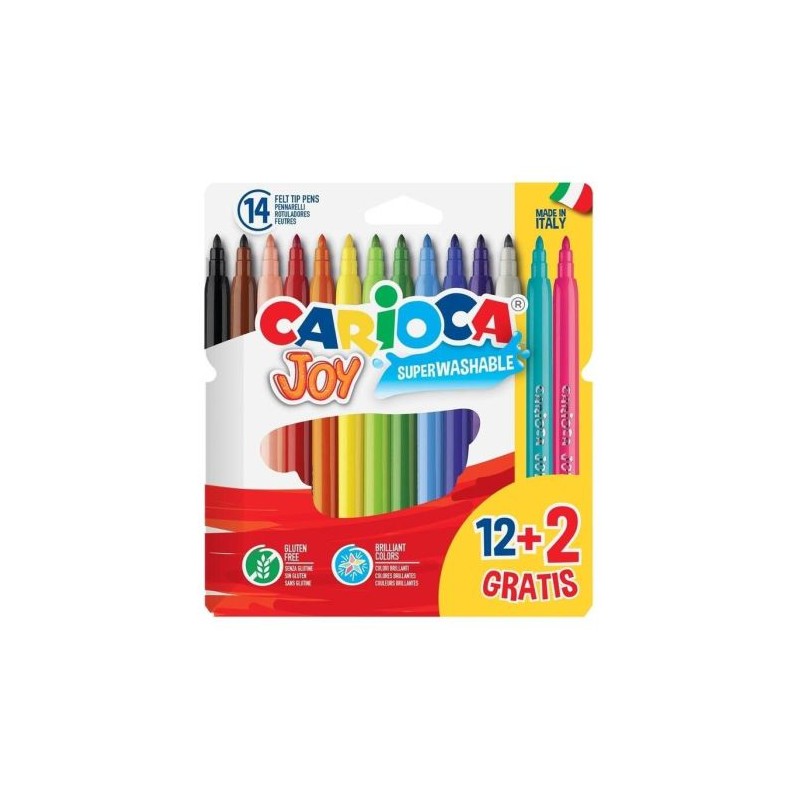 Rotuladores de Colores CARIOCA 40533 - 2.8mm · 12+2 Colores