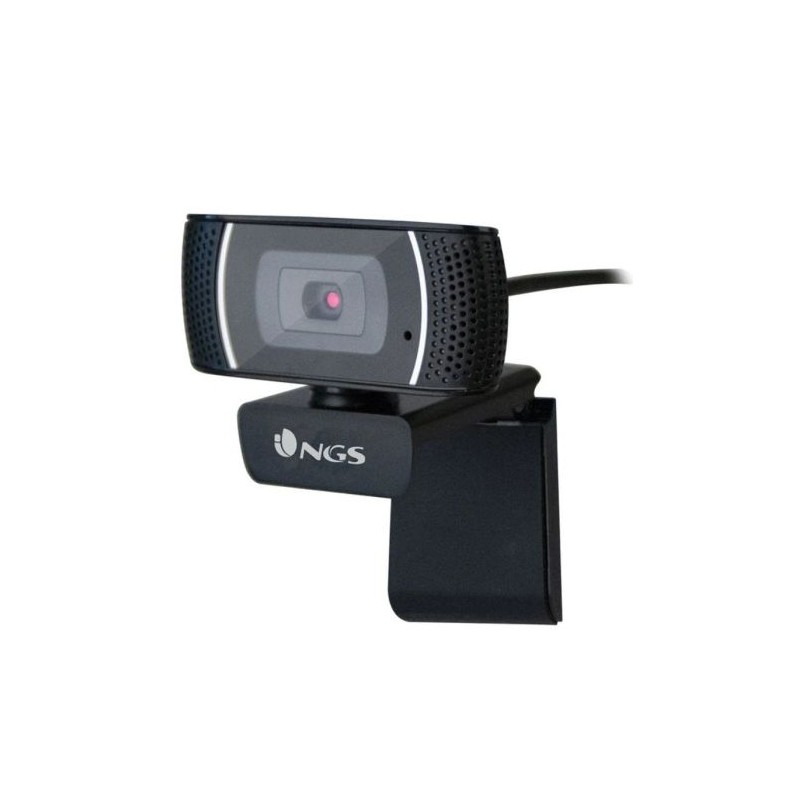 Webcam NGS XpressCam - 1080x1920 FHD · Micrófono · Enfoque Automático · USB 2.0 · PC
