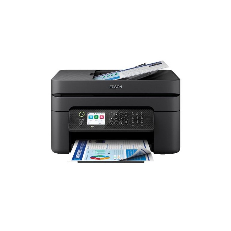 Impresora Multifunción Tinta EPSON WorkForce WF-2950DWF Color - Dúplex · 10PPM · 1.200x2.400 · 1200ppp · USB/Wifi · Cartuchos 60