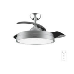 Ventilador de Techo con Aspas Retráctiles y Lámpara CECOTEC EnergySilence Aero 4300 - 35W · Temporizador · Invierno/Verano