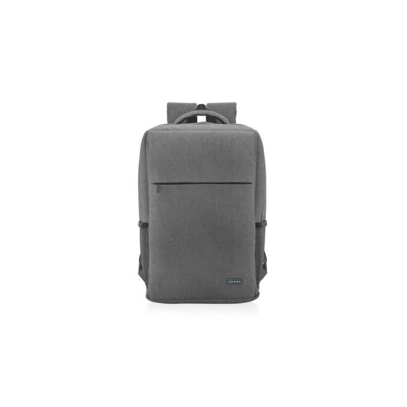 Mochila para Portátil AISENS ASBG-BP081-GR- 17 · Poliester · Gris