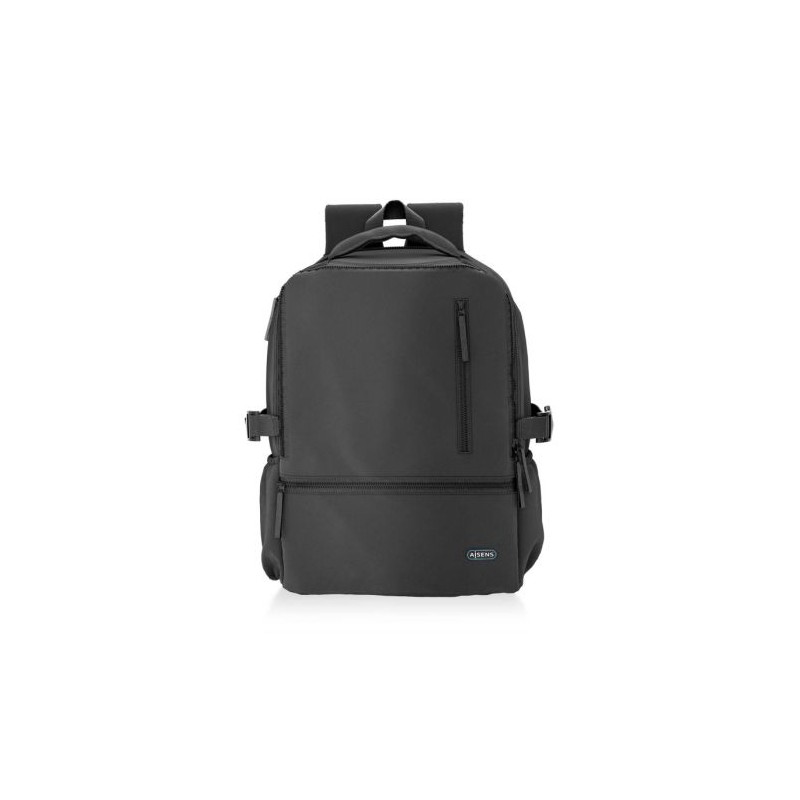 Mochila para Portátil AISENS ASBG-BP086-BK- 15.6 · Impermeable · Negro