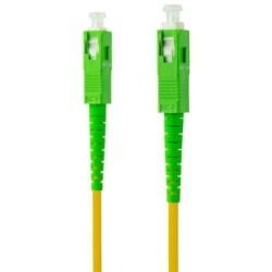 Cable de Fibra Optica Latiguillo SC/APC a SC/APC - 2m · Amarillo