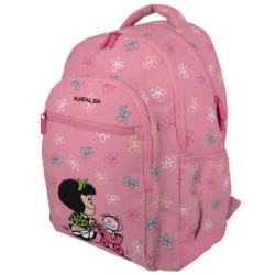 Mochila Escolar GRAFOPLAS Mafalda - 4 bolsillos · 30L · Adaptable a Carro