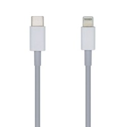 Cable USB 2.0 Tipo C/M a Lightning/M - 2m · Blanco