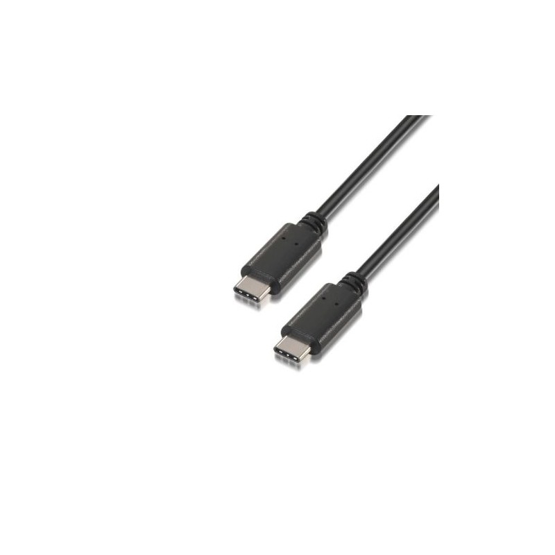 Cable USB 2.0 Tipo C/M a USB Tipo C/M - 1m · Negro