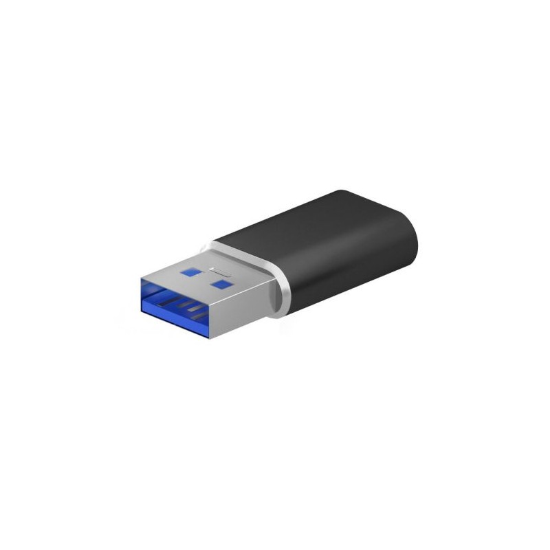 Adaptador USB 3.2/M a USB Tipo C /H - Negro