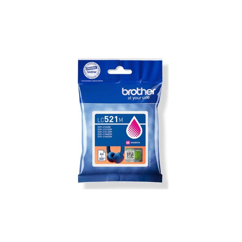 Cartucho  Original BROTHER LC521 Magenta - LC521M [PAG-500]