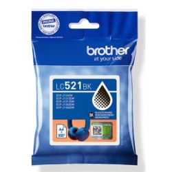Cartucho  Original BROTHER LC521 Negro - LC521BK [PAG-500]