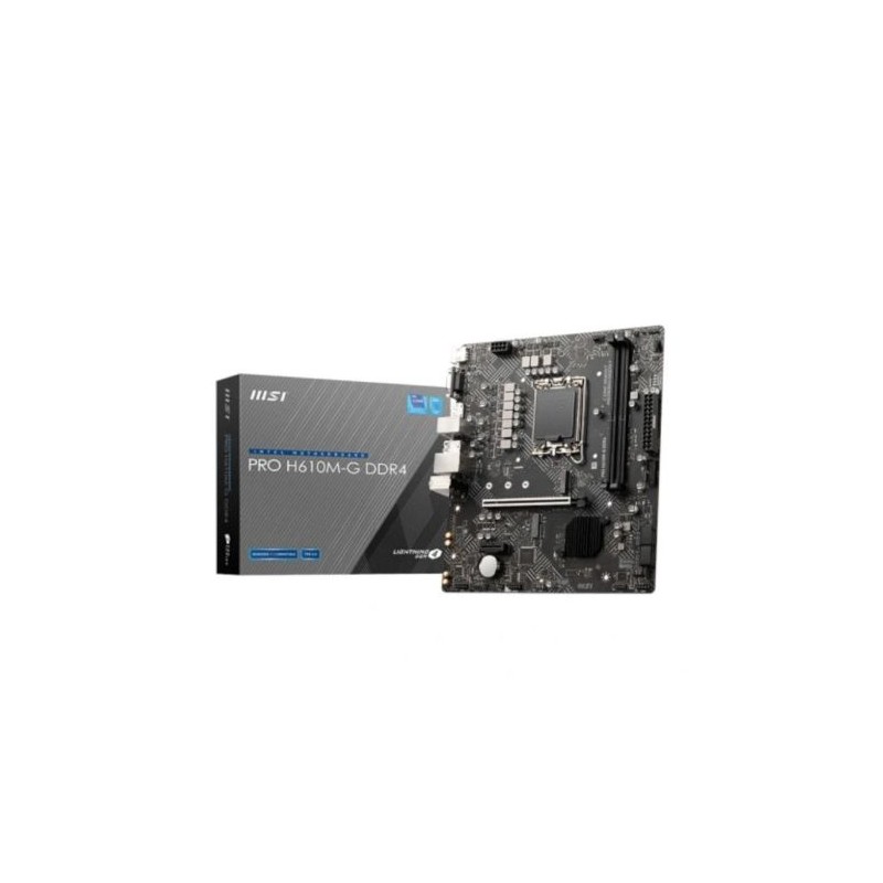 Placa Base MSI H610M-G - Socket 1700 · DDR5 · Micro ATX