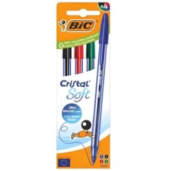 Bolígrafos de Tinta BIC 516343 - 1,2mm · Colores Surtidos · 4 Unidades