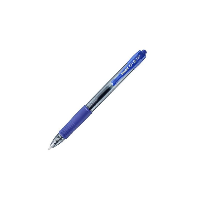 Bolígrafo PILOT BL-G2-7-V - 0.4mm · Azul · 12 Unidades