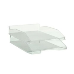 Bandeja Apilable ARCHIVO 2000 - 3 Posiciones · DIN A4 · Folio · Cristal Transparente