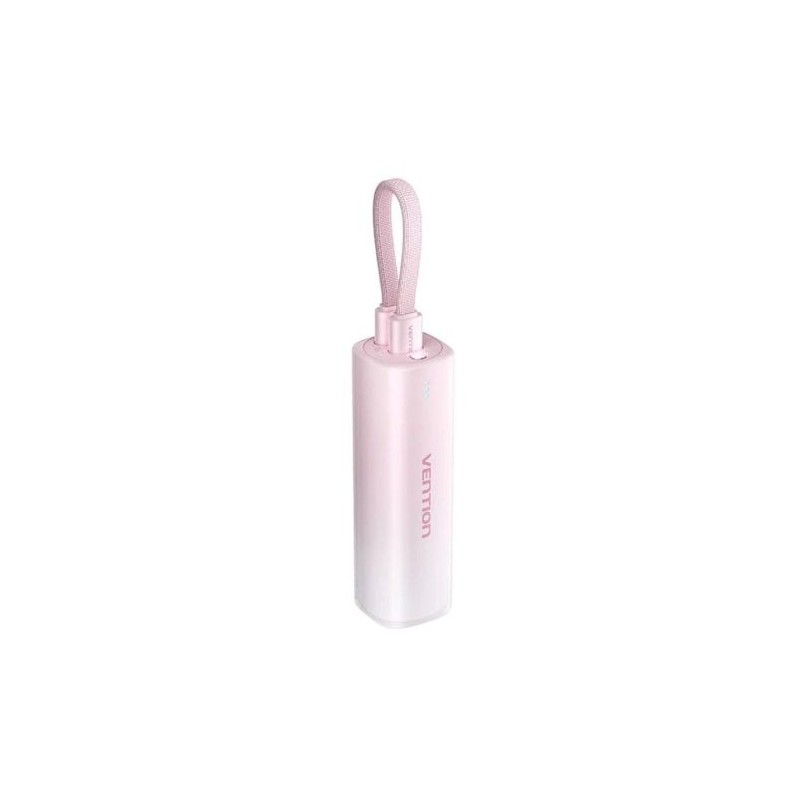 Powerbank VENTION FHWR0 - 5000mAh · USB Tipo C · Rosa