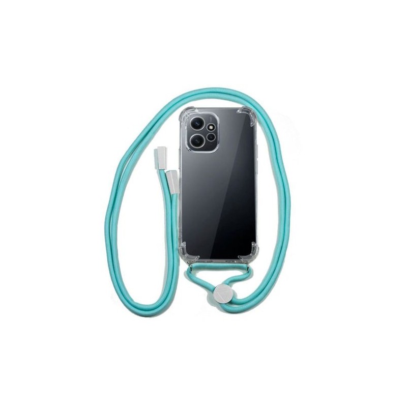 Funda para Smartphone COOL 8434847067797 - Transparente · Cordón Celeste · Xiaomi Redmi Note 12