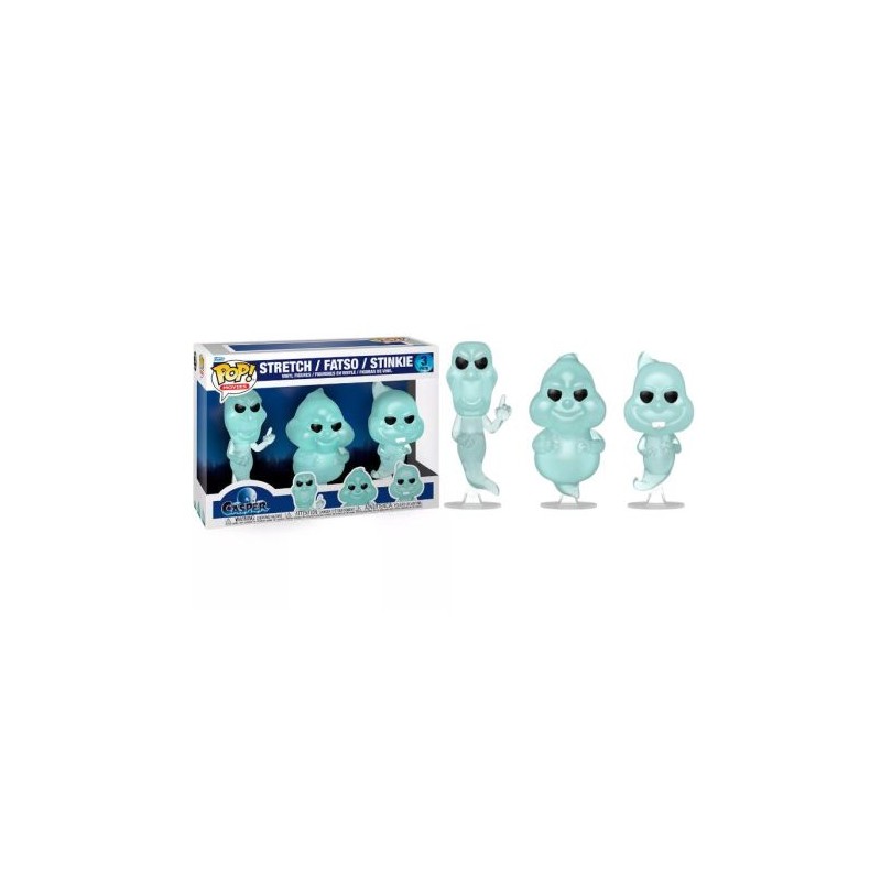 Pack 3 FUNKO POP Stretch, Fatso y Stinke - Casper - 889698863377