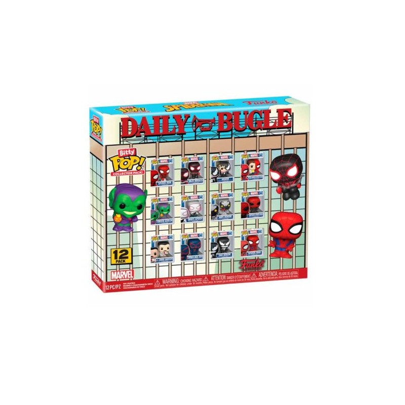 BITTY POP Spider-Man - 12 Figuras - 889698889858
