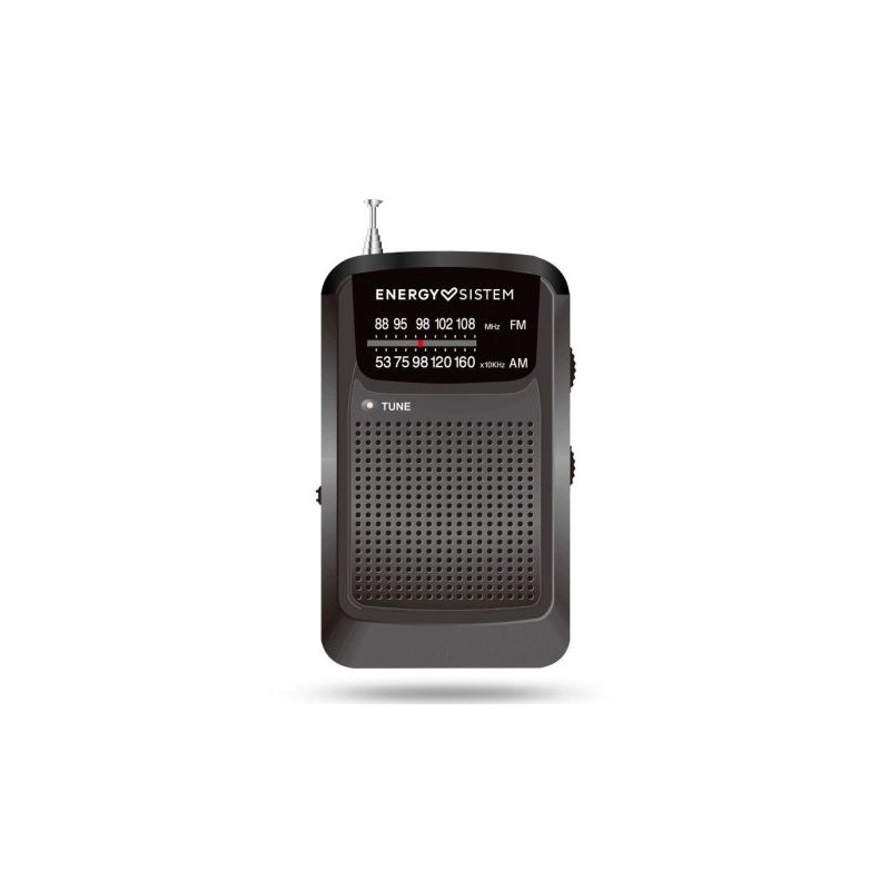 Radio ENERGY SISTEM Pocket - 1W · Jack 3.5mm · 2xAAA · Negro