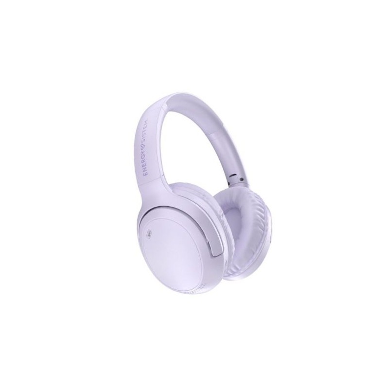 Auriculares Diadema con Bluetooth ENERGY SISTEM Headset Hush - USB Tipo C · BT · Microfono · Lavanda