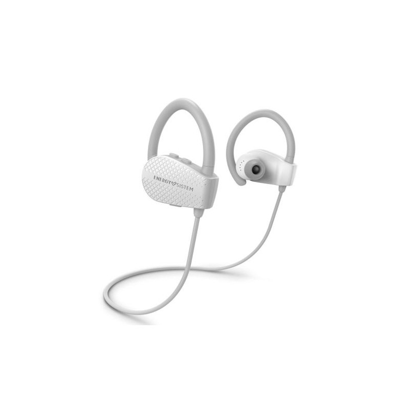 Auriculares Inalámbricos Deportivos ENERGY SISTEM Sport 1+ - BT 5.1 · Microfono · Blanco