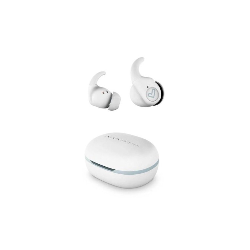 Auriculares Inalámbricos Deportivos ENERGY SISTEM High Jump - BT 5.3 · Microfono · Estuche de Carga · Blanco