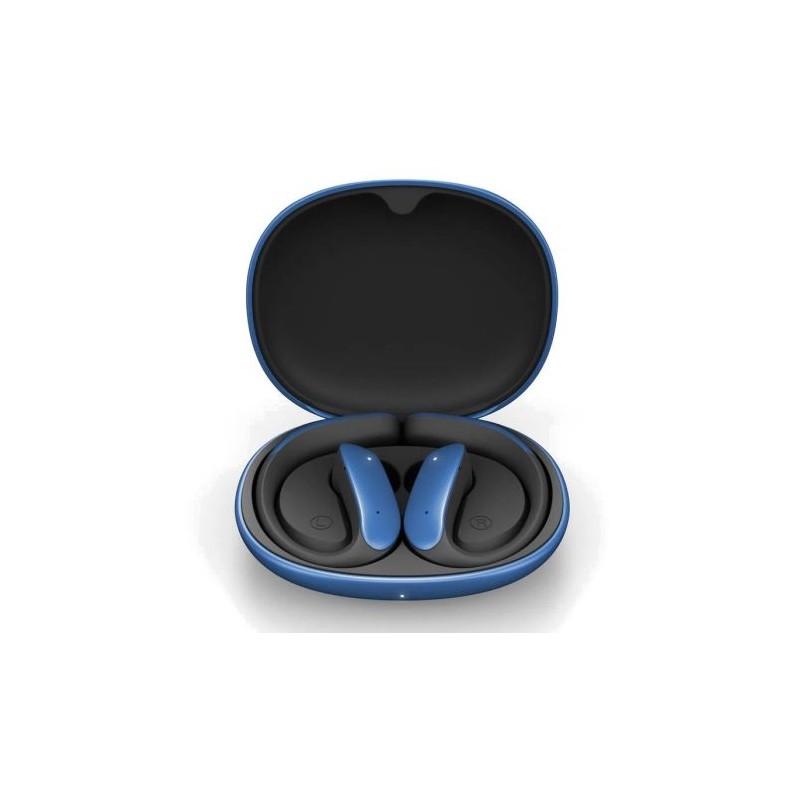 Auriculares Inalambricos Deportivos ENERGY SISTEM PulseFit - BT 5.4 · IPX5 ·Microfono · 22h Autonomía · Azul