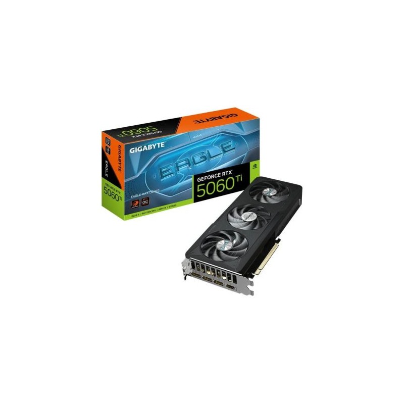Tarjeta Gráfica GIGABYTE GeForce RTX 5060 TI EAGLE MAX OC 16GB GDDR7 - GV-N506TEAGLEMAX OC-16GD
