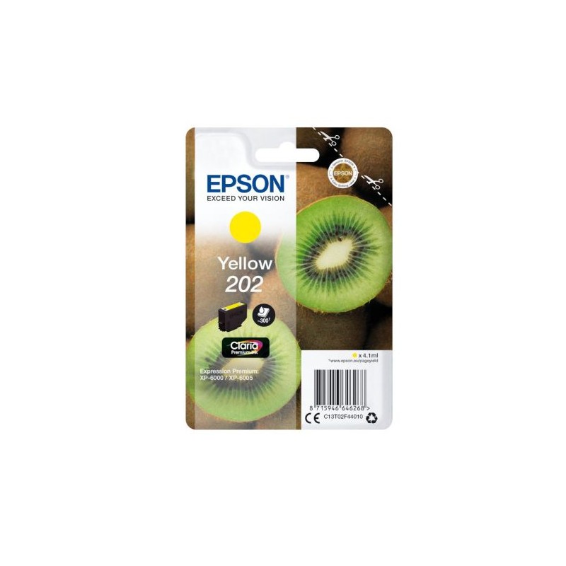 Cartucho  Original EPSON 202 Amarillo - C13T02F44010 [PAG-300] [ML-4]