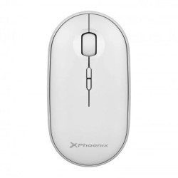 Ratón Inalámbrico PHOENIX PHREBBLE-W - BT · USB Tipo C · 1600DPI · Blanco