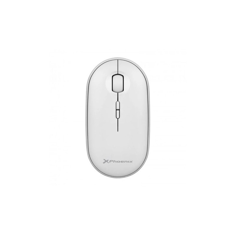 Ratón Inalámbrico PHOENIX PHREBBLE-W - BT · USB Tipo C · 1600DPI · Blanco