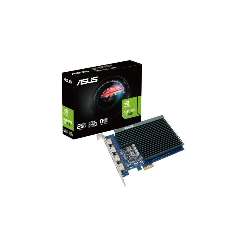 Tarjeta Gráfica ASUS GeForce  GT 730 2GB GDDR5 - 90YV0H20-M0NA00