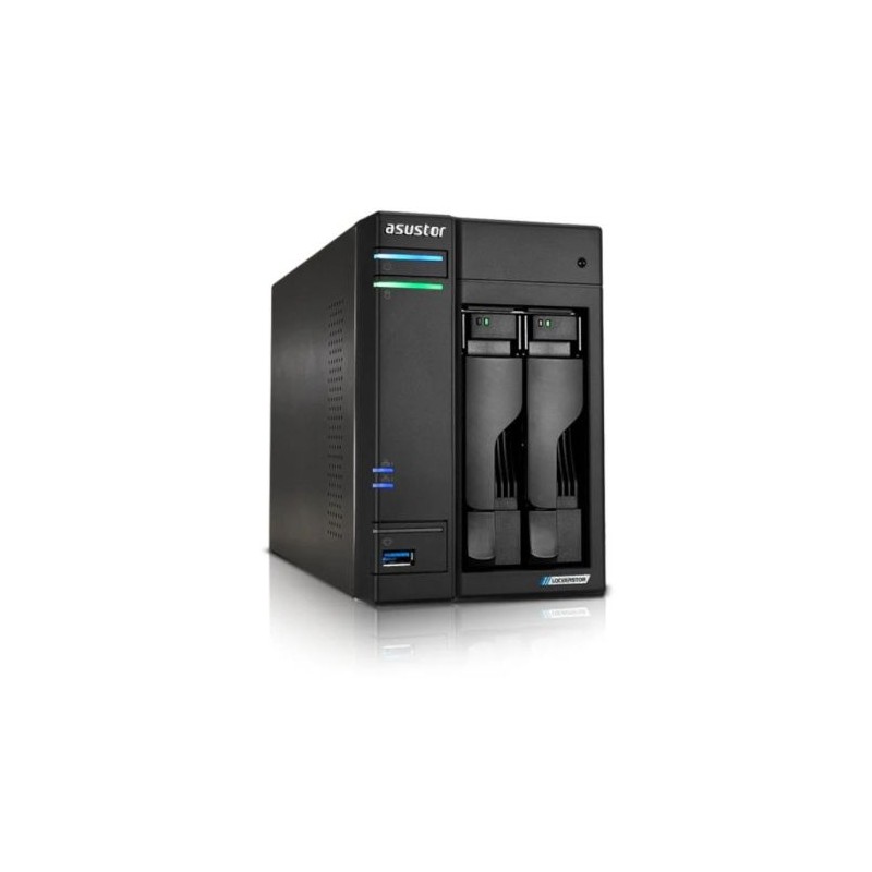 Servidor NAS ASUSTOR Lockerstor 2 Gen2 - Intel · 4GB · 4 Bahias · LAN