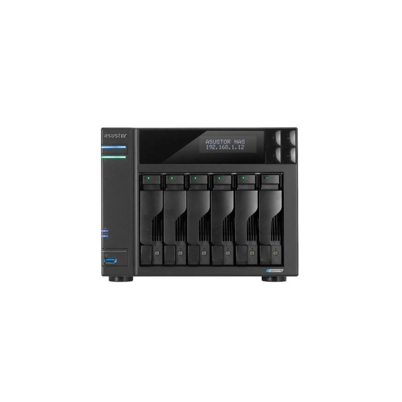 Servidor NAS ASUSTOR Lockerstor 6 Gen2 - Intel · 8GB · 6 Bahias · LAN