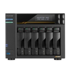 Servidor NAS ASUSTOR Lockerstor 6 Gen3 - AMD Ryzen · 16GB · 6 Bahias · LAN