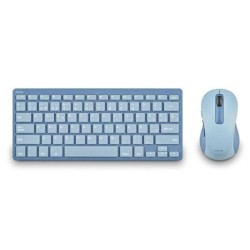Pack Inalámbrico Silencioso NGS Fantasy  - USB · Teclado y Ratón · Azul