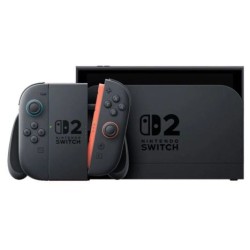 Consola NINTENDO SWITCH 2 10015920 - Mario Kart Wold · Base · 2 Mandos Joy-Con · HDMI · Adaptador Corriente · Negro