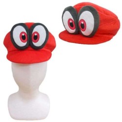 Gorra de Peluche NINTENDO - 25cm · Super Mario