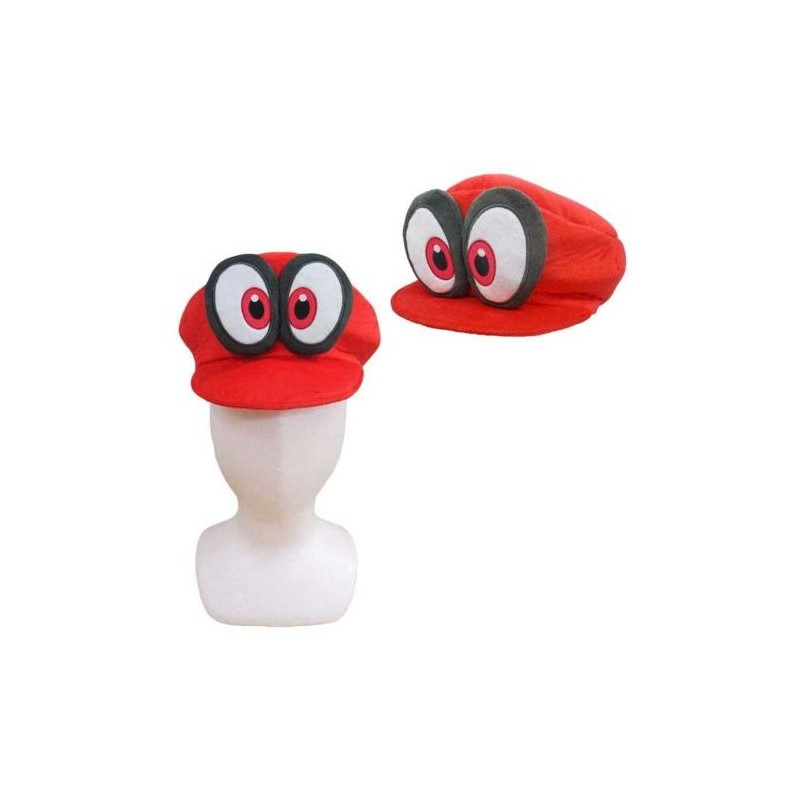 Gorra de Peluche NINTENDO - 25cm · Super Mario