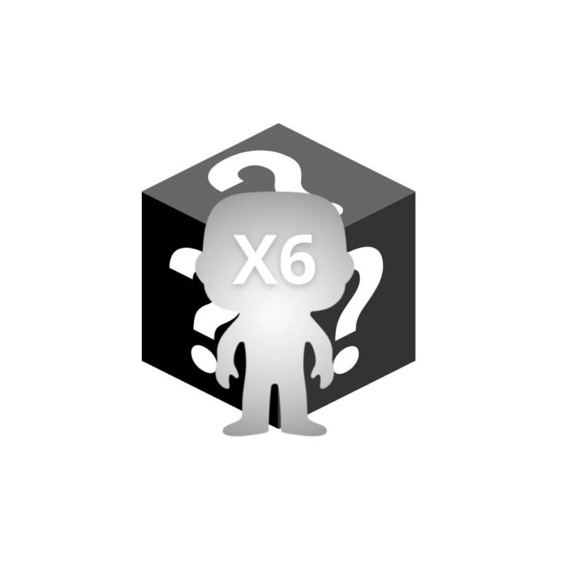 Caja Sorpresa FUNKO POP - 6 Figuras Completamente Aleatorias