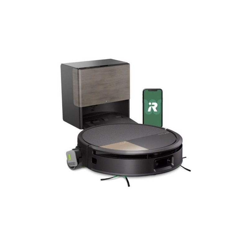 Robot Aspirador con Base Autolimpieza iROBOT Roomba Max 705 Combo + - Mop/Friegasuelos · WiFi