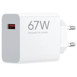 Cargador de Pared XIAOMI Travel - 67W · USB Tipo A · Blanco